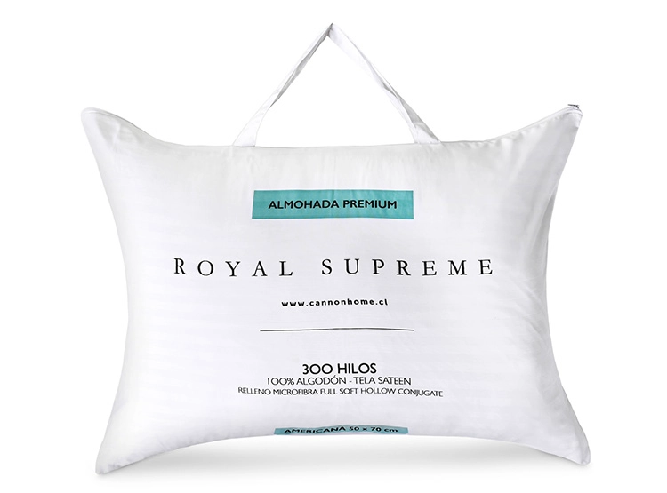 ALMOHADA ROYAL SUPREME BY CANNON PREMIUM 70 X 50 CM ALGODÓN MICROFIBRA BLANCO - 1