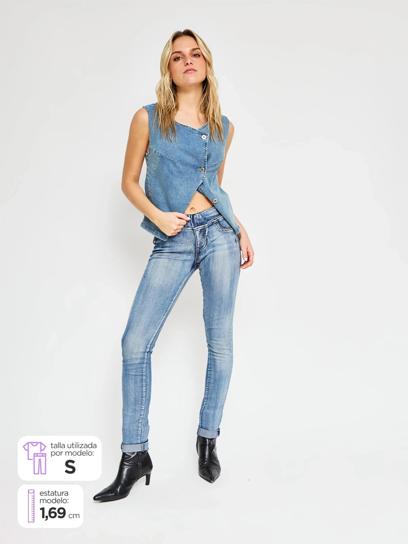 JEANS MUJER ELLUS ALGODÓN