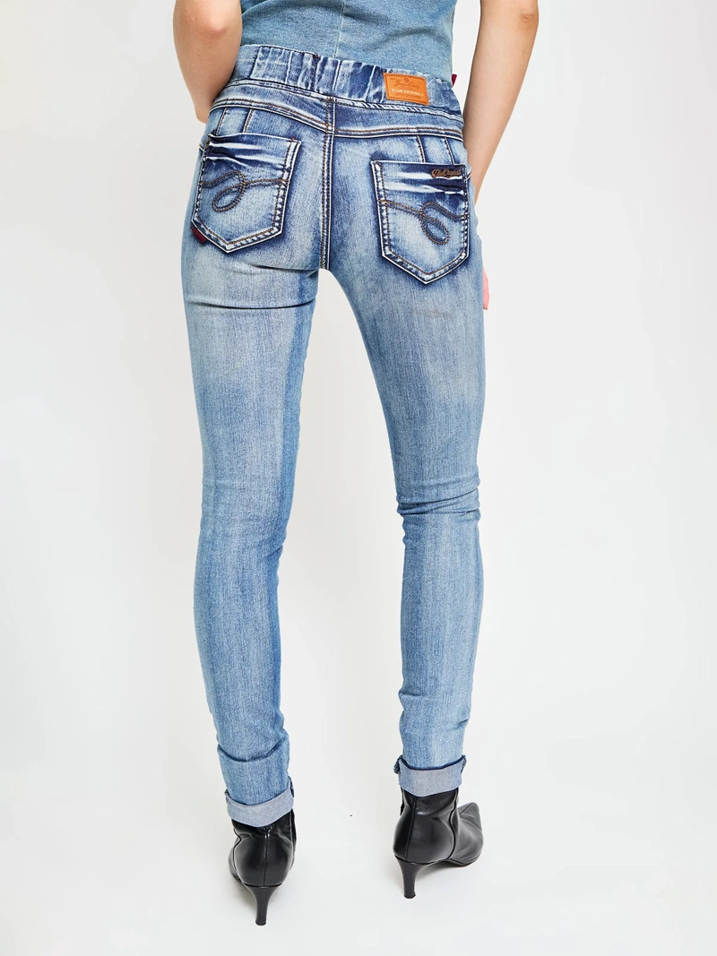 JEANS MUJER ELLUS ALGODÓN SKINNY - 3