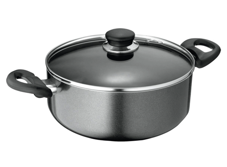 OLLA CACEROLA FANTUZZI GOURMET ANTIADHERENTE 26 CM NEGRO 7 L - 1