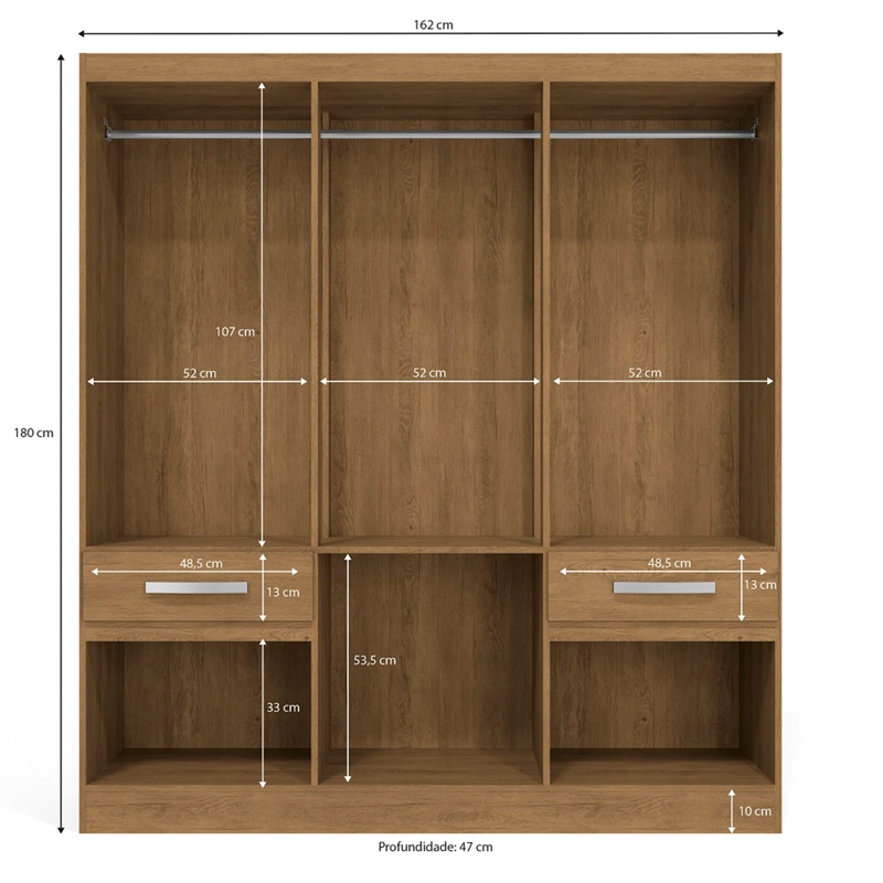 CLOSET RIPLEY HOME TECA B544 6 PUERTAS 2 CAJONES - 2