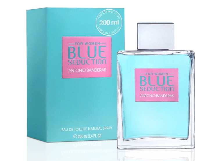 PERFUME ANTONIO BANDERAS BLUE SEDUCTION MUJER EDT 200 ML - 2