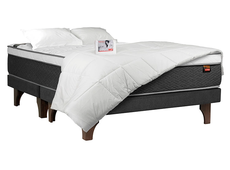 JUEGO DE DORMITORIO CELTA CAMA EUROPEA EVEREST BD KING + TEXTIL - 1