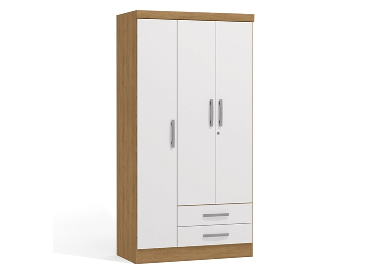 CLOSET RIPLEY HOME S443 CARVALLE 3 PUERTAS 2 CAJONES BLANCO - 1