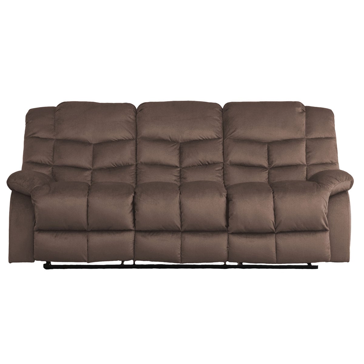 SOFÁ RIPLEY HOME RECLINABLE NEW YOZ 3 CUERPOS CAFÉ CHOCOLATE - 2