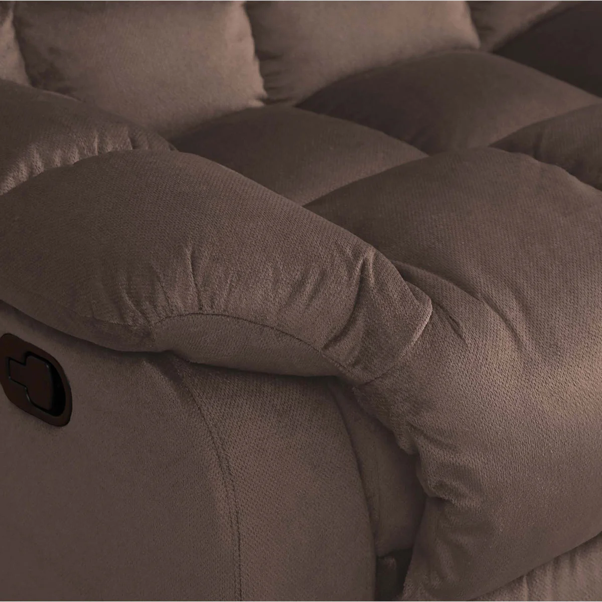 SOFÁ RIPLEY HOME RECLINABLE NEW YOZ 2 CUERPOS CAFÉ CHOCOLATE - 5
