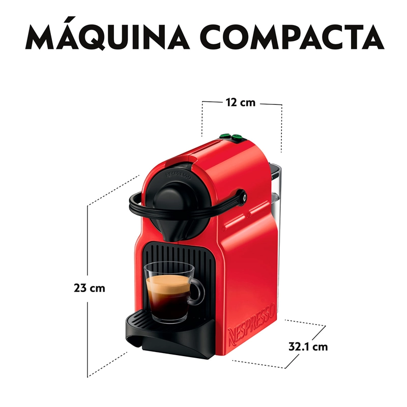 CAFETERA INISSIA C40 ROJA Y ESPUMADOR DE LECHE - 7