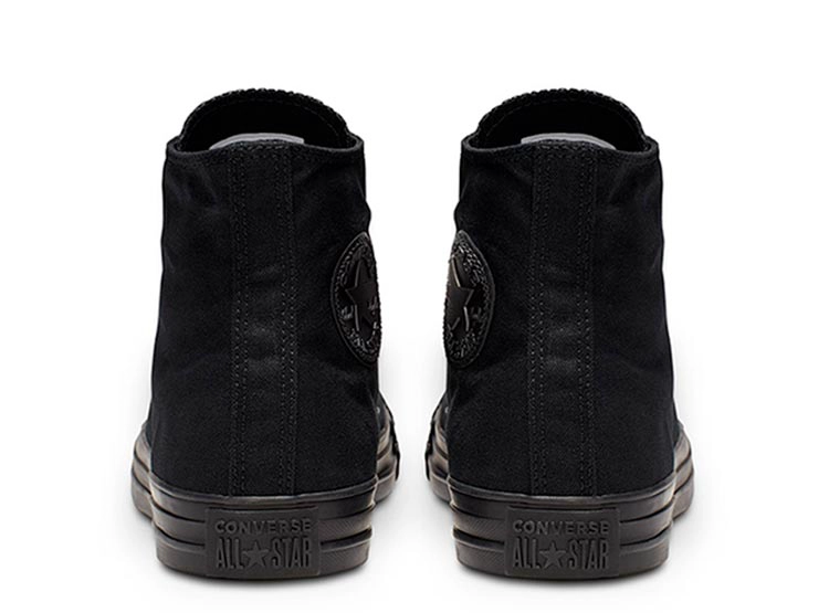 ZAPATILLAS UNISEX CONVERSE URBANAS NEGRO CHUCK TAYLOR ALL STAR HI MONOCHROME - 6