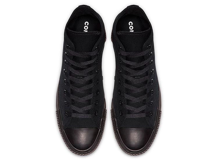 ZAPATILLAS UNISEX CONVERSE URBANAS NEGRO CHUCK TAYLOR ALL STAR HI MONOCHROME - 4