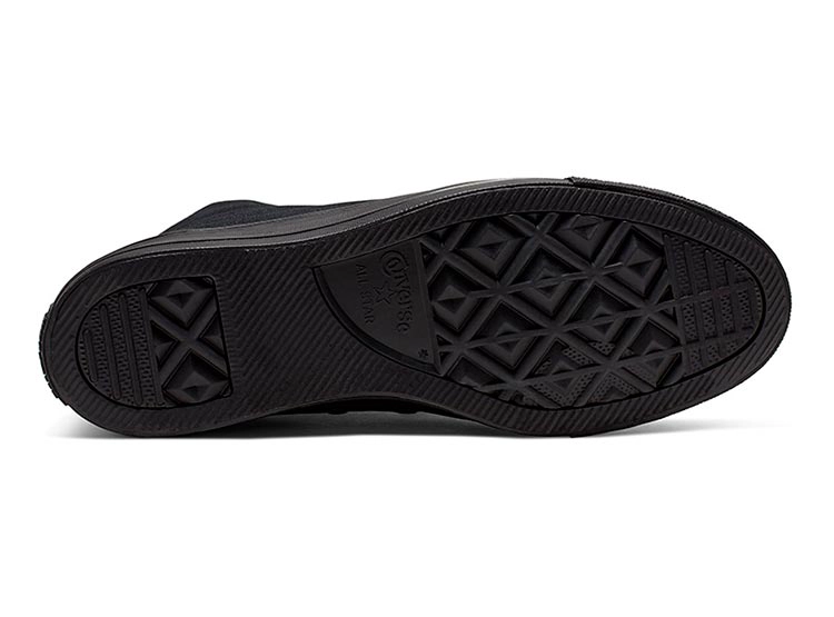 ZAPATILLAS UNISEX CONVERSE URBANAS NEGRO CHUCK TAYLOR ALL STAR HI MONOCHROME - 7