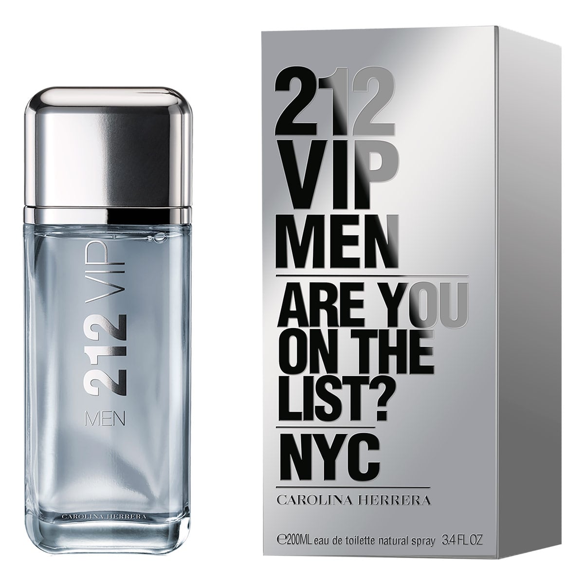 PERFUME CAROLINA HERRERA 212 VIP MEN HOMBRE EDT 200 ML - 2
