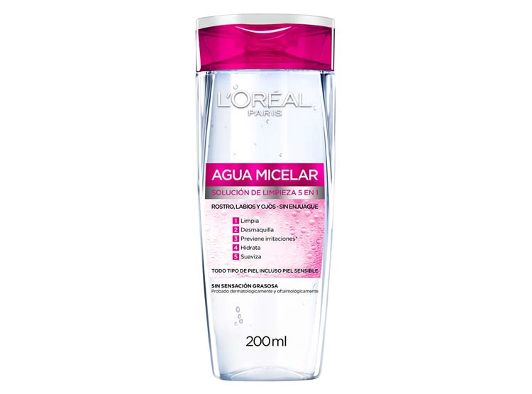 AGUA MICELAR LOREAL SKIN HT5 PIEL SENSIBLE 200 ML - 2