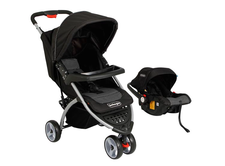 COCHE TRAVEL SYSTEM BEBEGLO RS1320 NEGRO - 1