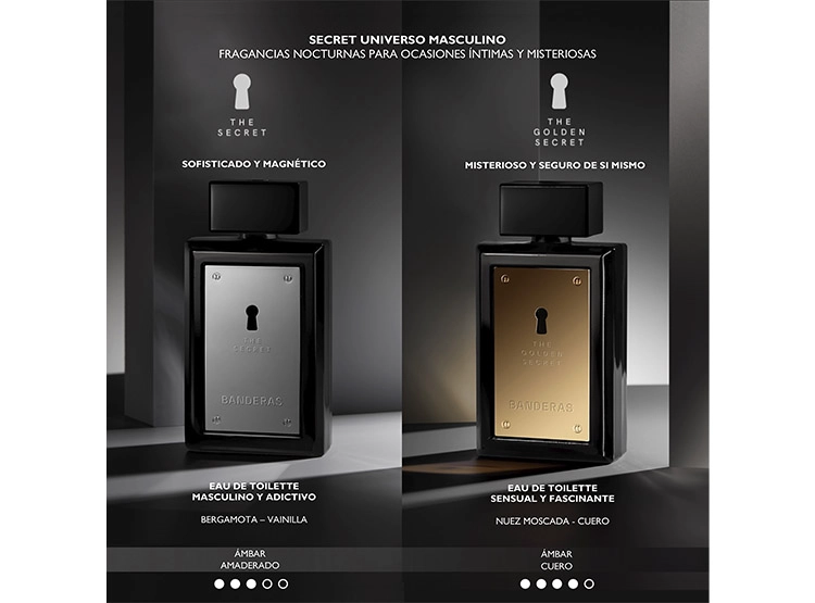 PERFUME ANTONIO BANDERAS THE SECRET HOMBRE EDT 200 ML - 4