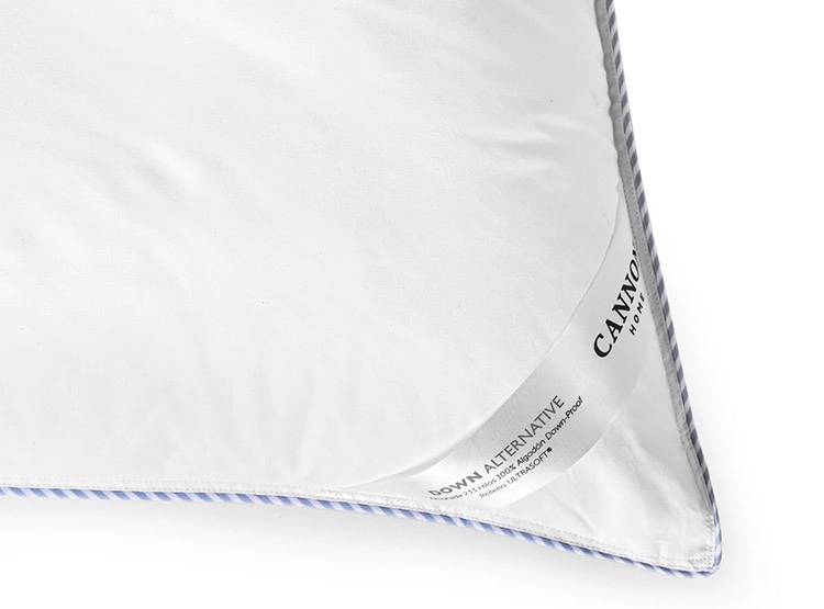 ALMOHADA CANNON DOWN ALTERNATIVE 70 X 50 CM ALGODÓN BLANCO - 4