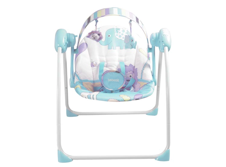 SILLA NIDO BEBE MECEDORA MIMO CON MUSICA CELESTE BEBESIT - 2