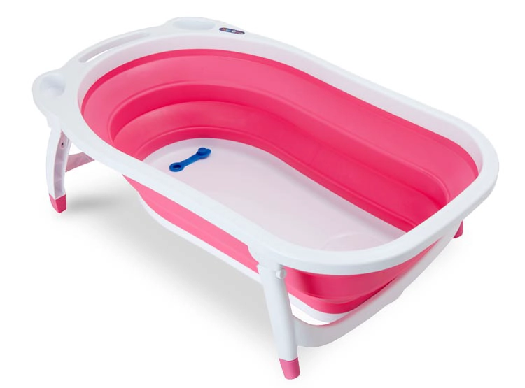 BAÑERA KIDSCOOL PLEGABLE ROSADO - 1