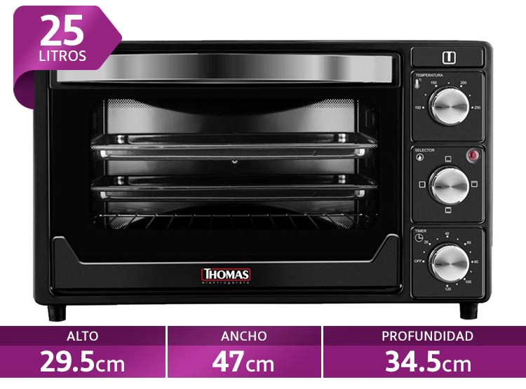 HORNO ELECTRICO THOMAS TH-25N01