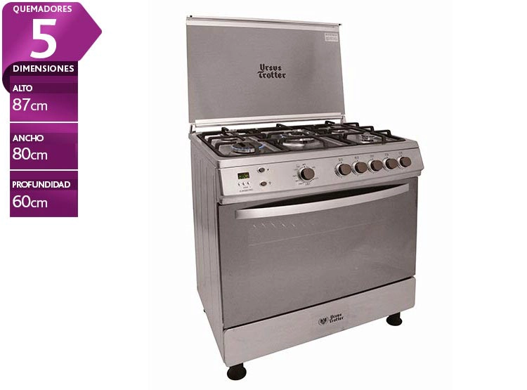 COCINA A GAS LICUADO URSUS TROTTER 5 PLATOS EURO 80 PRO GL