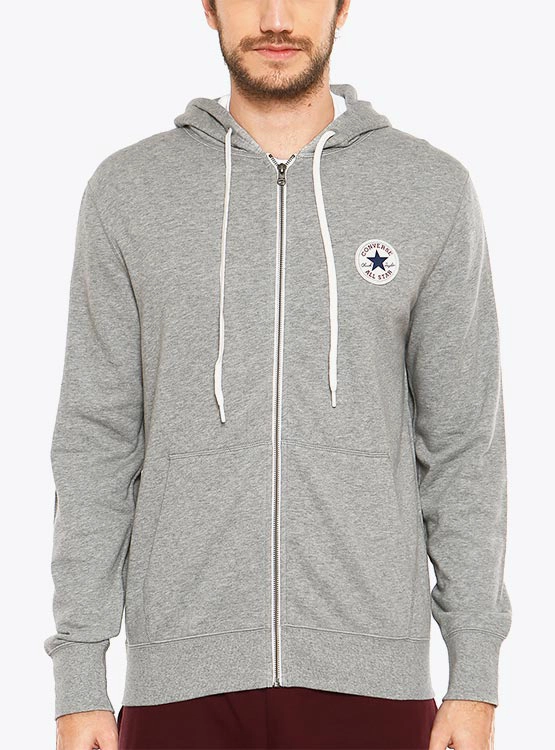 POLERÓN HOMBRE CONVERSE CORE FULL-ZIP HOODIE - 3