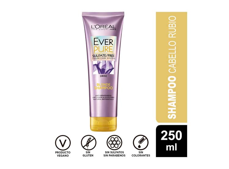 SHAMPOO EVER EVERPURE BLONDE 250 ML - 1
