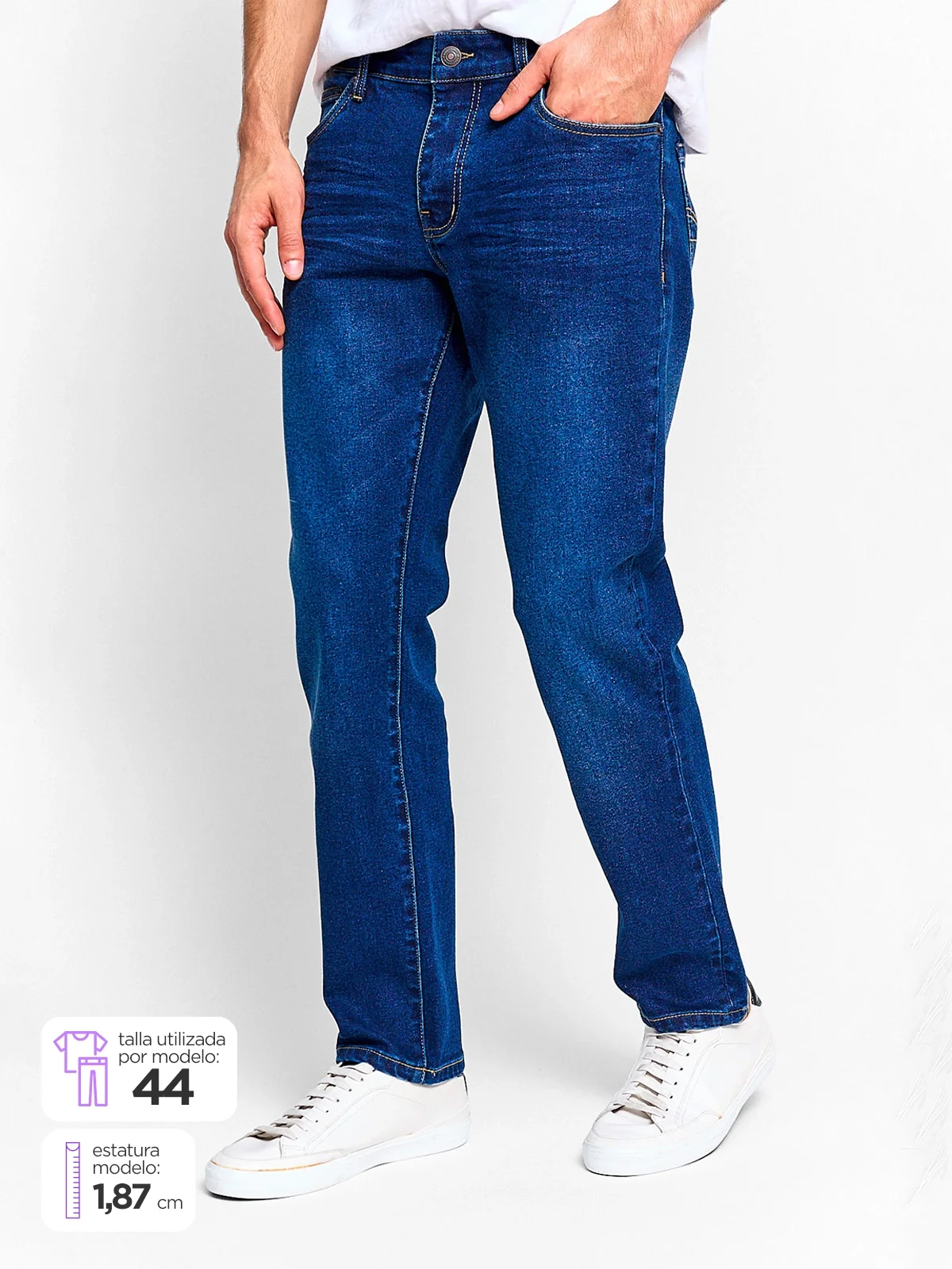 JEANS HOMBRE ROBERT LEWIS SLIM - 1
