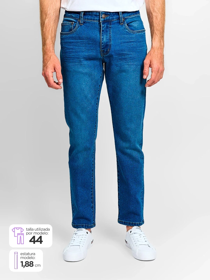 JEANS HOMBRE ROBERT LEWIS SLIM - 1