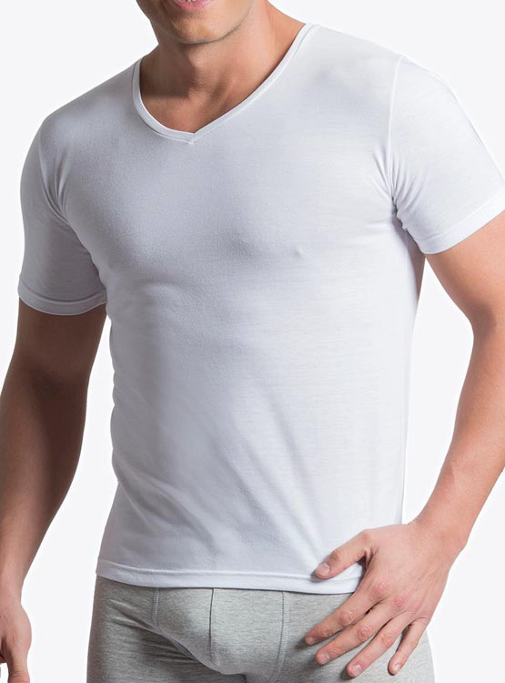 CAMISETA MOTA MANGA CORTA BAMBÚ - 1