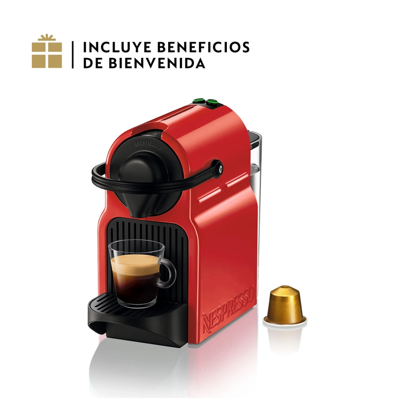 CAFETERA NESPRESSO CÁPSULA INISSIA C40 ROJO