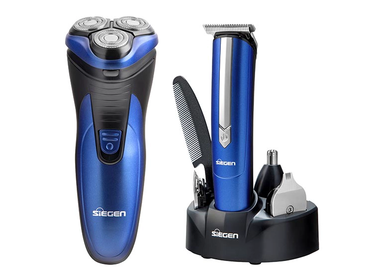 COMBO INALÁMBRICO SIEGEN SG-8440 AFEITADOR + MULTISTYLER  - 1