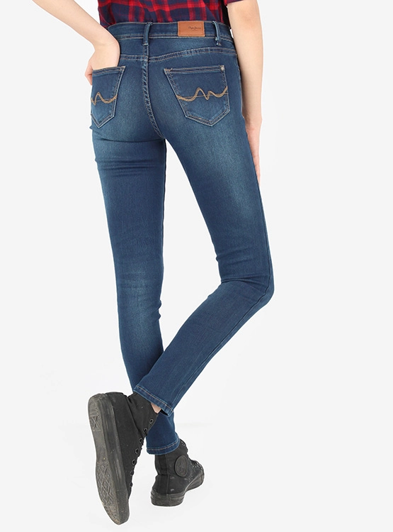 JEANS MUJER PEPE JEANS SKINNY TIRO MEDIO - 4