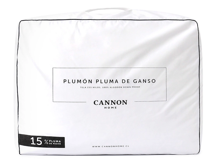 PLUMÓN CANNON 15% PLUMA PECHO GANSO 1 PLAZA - 5