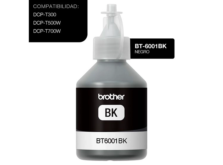 TINTA BROTHER BT6001BK NEGRO - 3