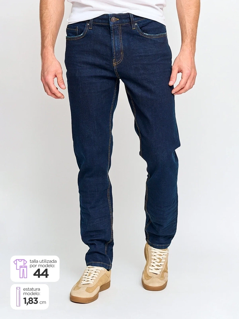 JEANS HOMBRE INDEX SLIM FIT ALGODÓN - 1