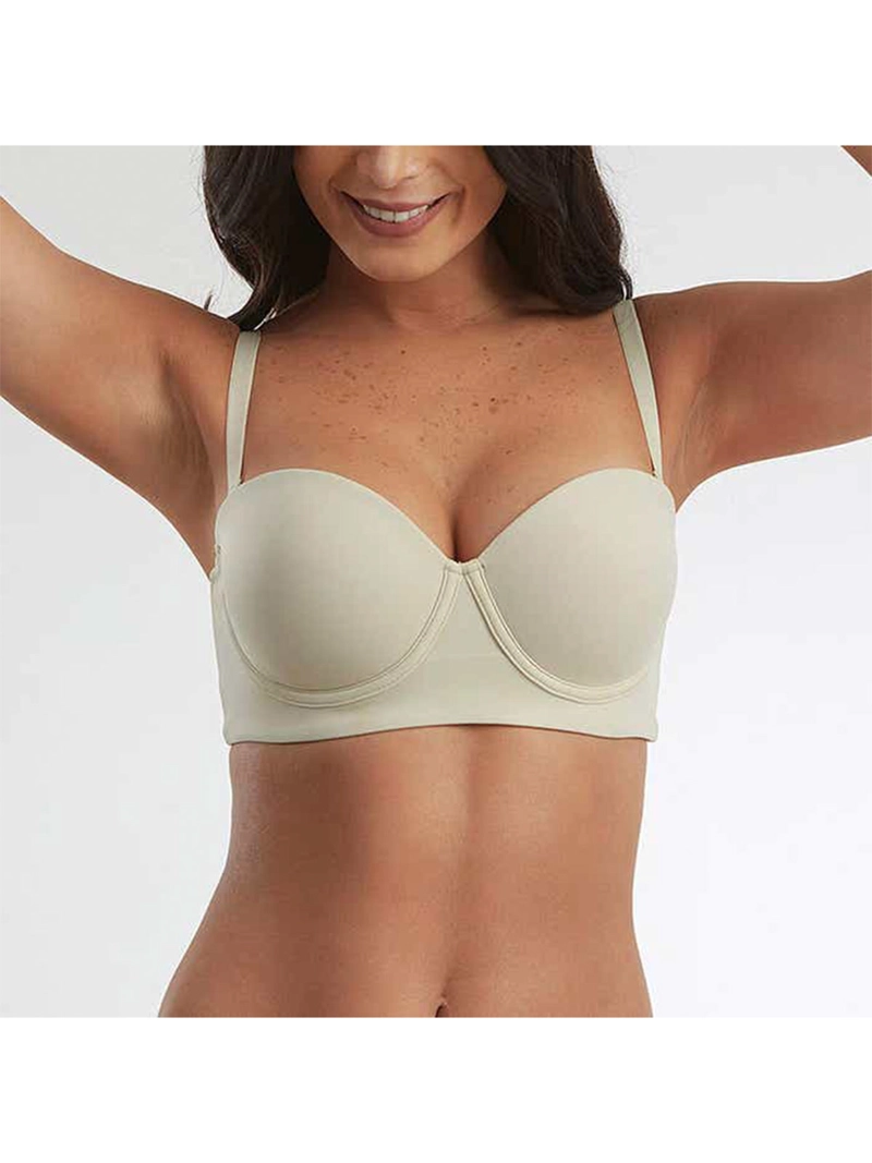 SOSTÉN MUJER FLORES STRAPLESS - 1