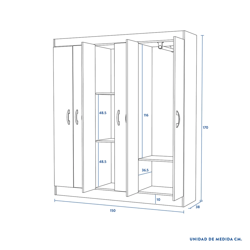 CLOSET CIC LAREDO CEREZO - 3
