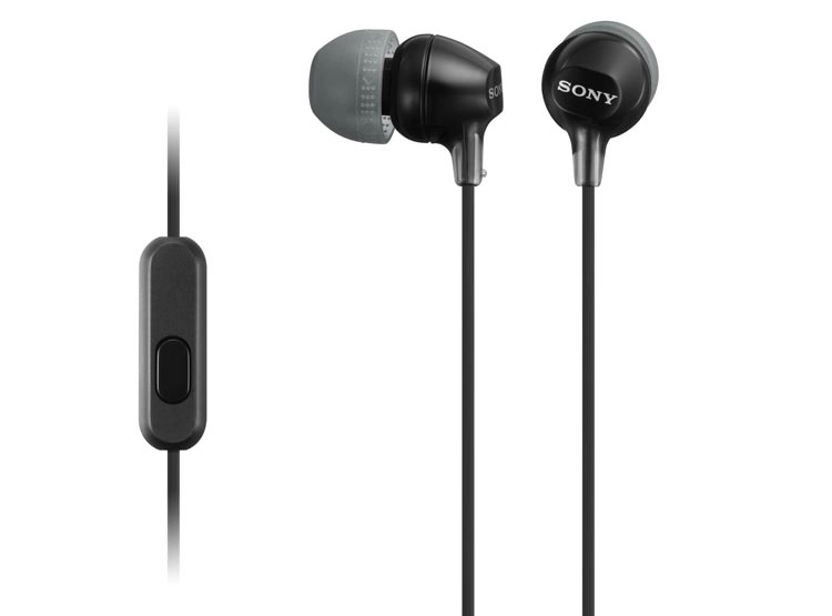 AUDIFONOS SONY MDR-EX15AP NEGRO - 1