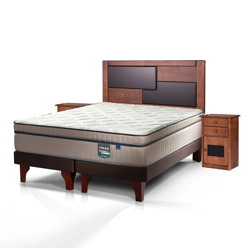 CAMA EUROPEA FLEX MÁXIMO COBRE COLONIA 2 PLAZAS - 3