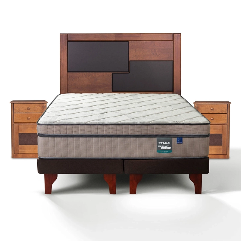 CAMA EUROPEA FLEX MÁXIMO COBRE COLONIA KING - 2