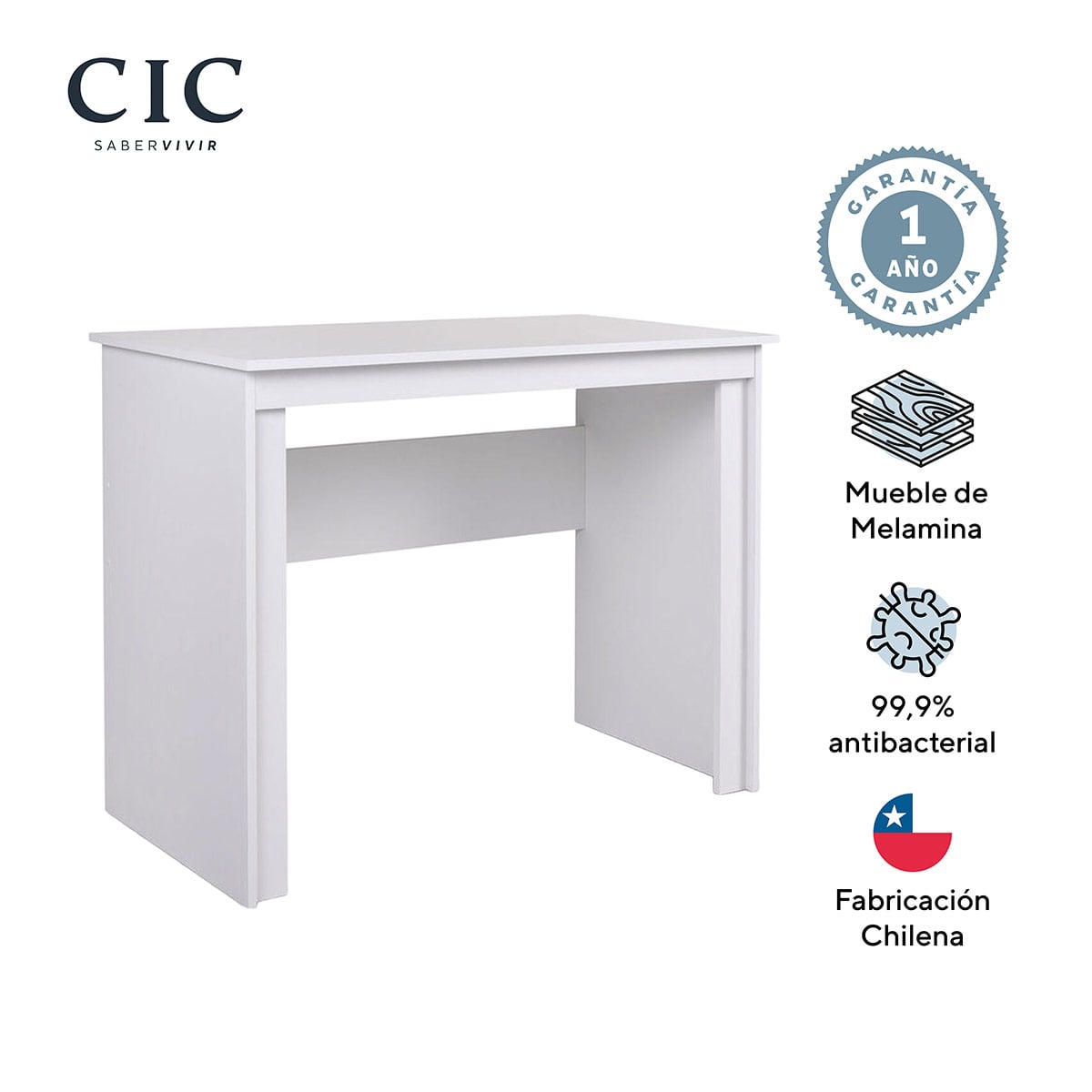 ESCRITORIO CIC BASICO BLANCO - 1