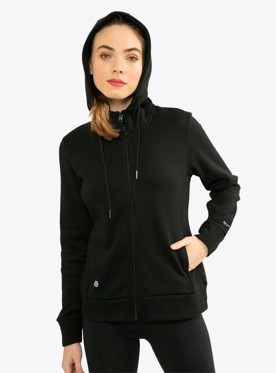 POLERÓN MUJER REVUP HOODIE ESS - 2