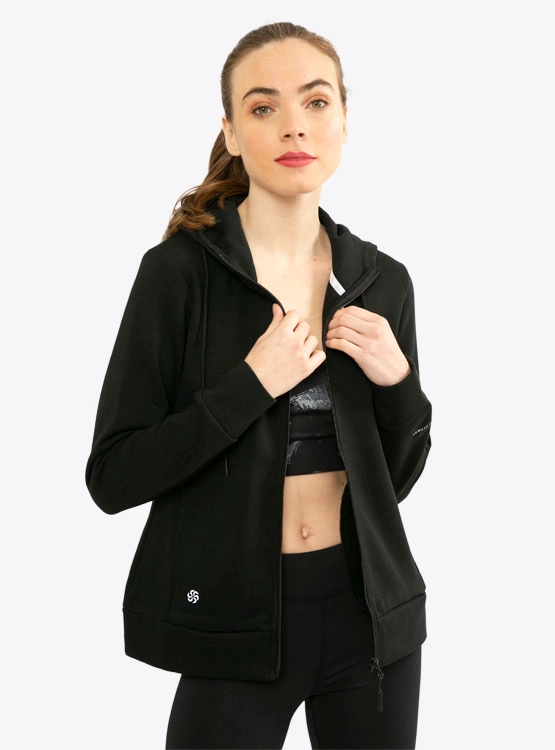 POLERÓN MUJER REVUP HOODIE ESS - 1