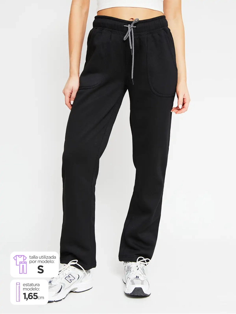 PANTALÓN BUZO MUJER REVUP REGULAR - 1