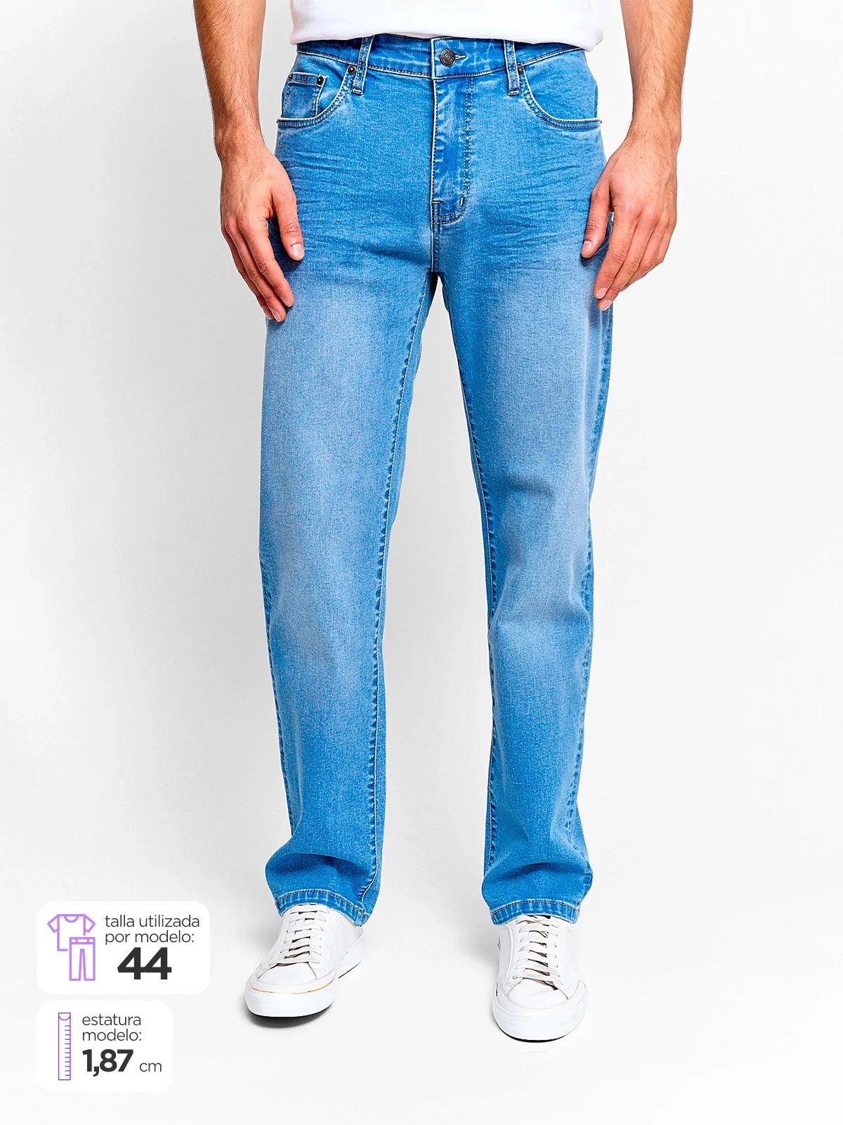 JEANS HOMBRE REGULAR ROBERT LEWIS - 1