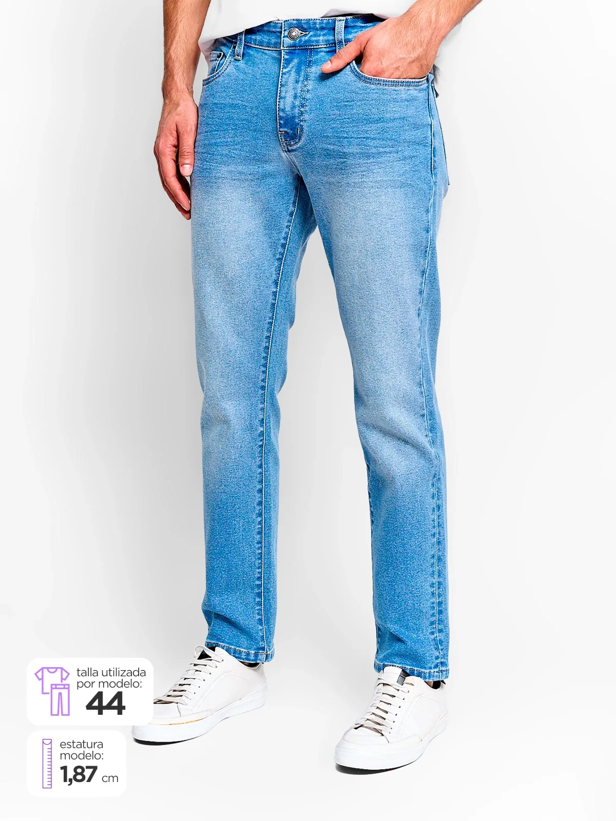 JEANS HOMBRE ROBERT LEWIS SLIM - 1