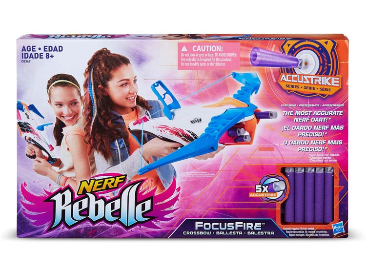 LANZADOR NERF REBELLE BALLESTA FOCUSFIRE