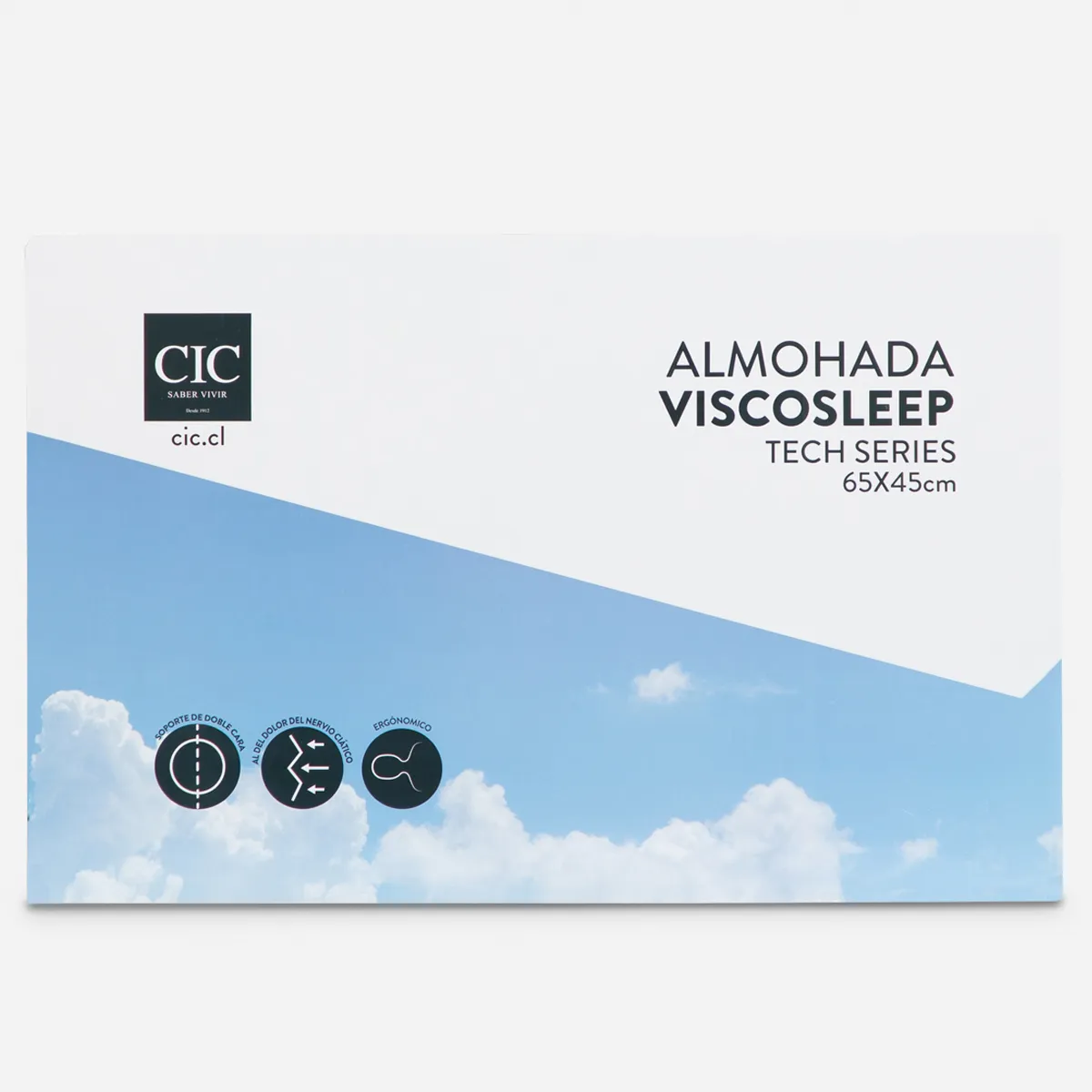 ALMOHADA CIC VISCOELÁSTICA VISCO SLEEP TECH SERIES 65 X 45 CM - 1