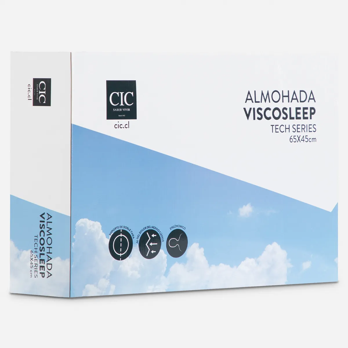 ALMOHADA CIC VISCOELÁSTICA VISCO SLEEP TECH SERIES 65 X 45 CM - 2