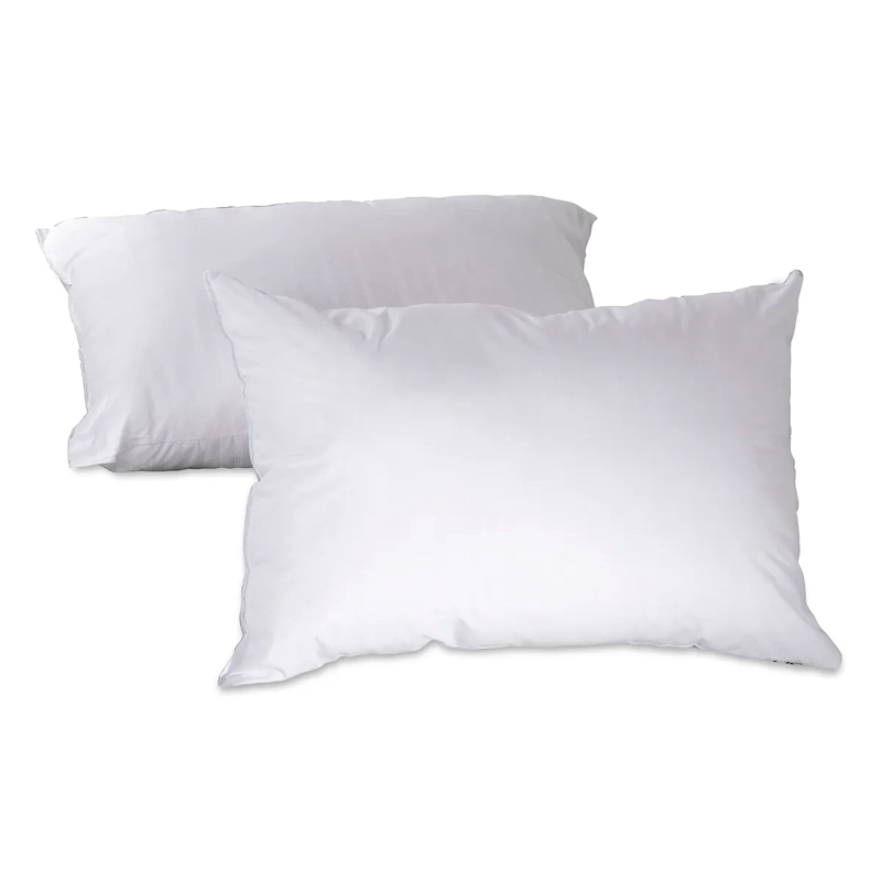 SET 2 ALMOHADAS CIC 70 X 50 CM MICROFIBRA BLANCO - 1