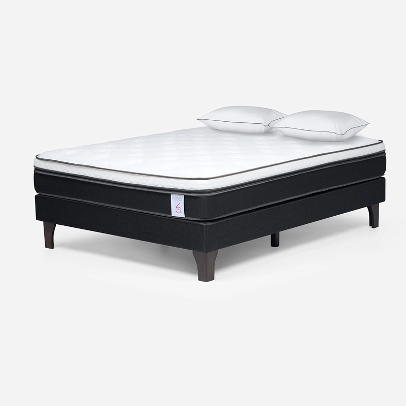 JUEGO DE DORMITORIO ROSEN CAMA EUROPEA NEW STYLE 6 2 PLAZAS + TEXTIL - 2